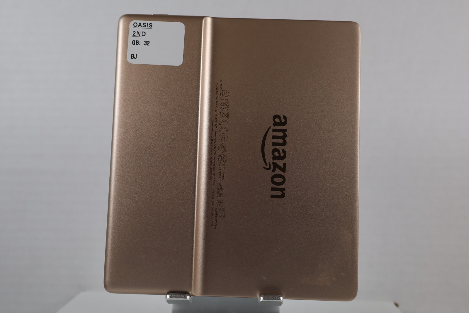 Amazon Kindle Oasis 2nd Gen 32GB Gold 7" E-Reader WiFi Tested Working