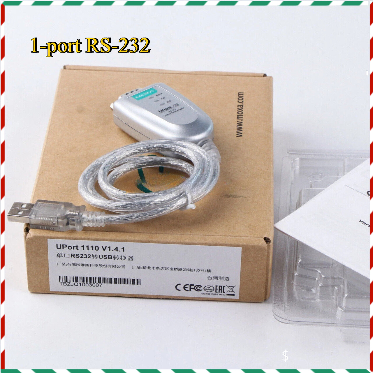 1pcs For MOXA 1-port RS-232 USB-to-serial Converter UPORT 1110 t1 Fast delivery 