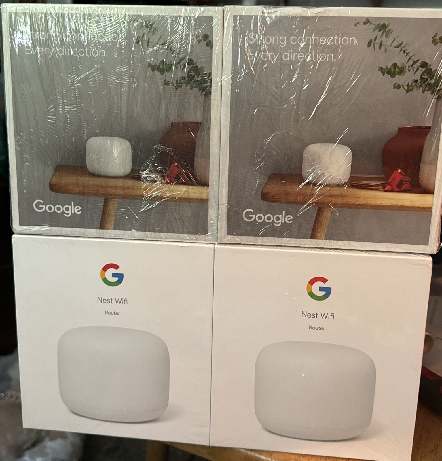 GOOGLE NEST AC2200 2 Pack Smart Mesh WI-FI Router NEW SEALED Up To 2200Sq Ft Ea