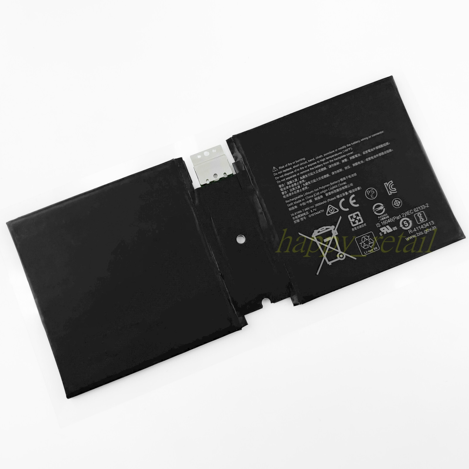New Battery for Microsoft Surface Go 2 (2nd Gen) 1901 1926 DYNU01 G16TA047H