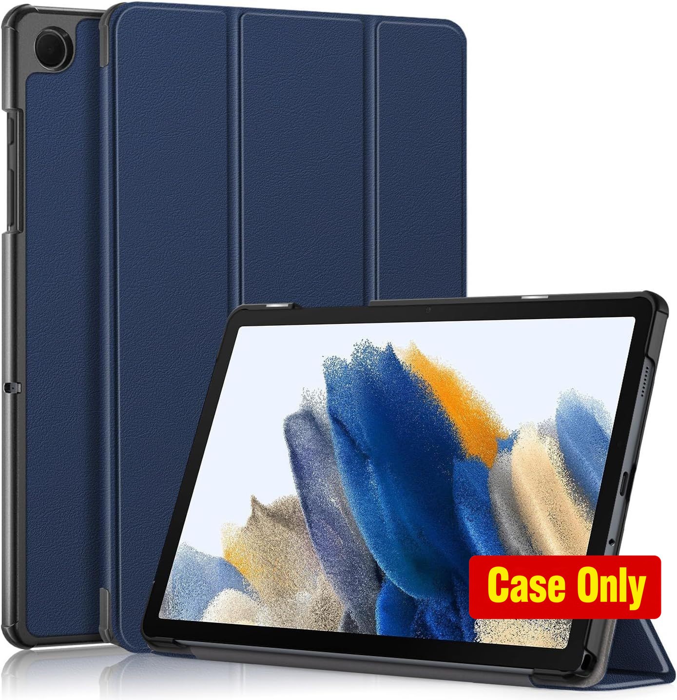 Case for Samsung Galaxy Tab A9+ 11-Inch 2023, Ultra-Thin PU Leather, Navy Blue