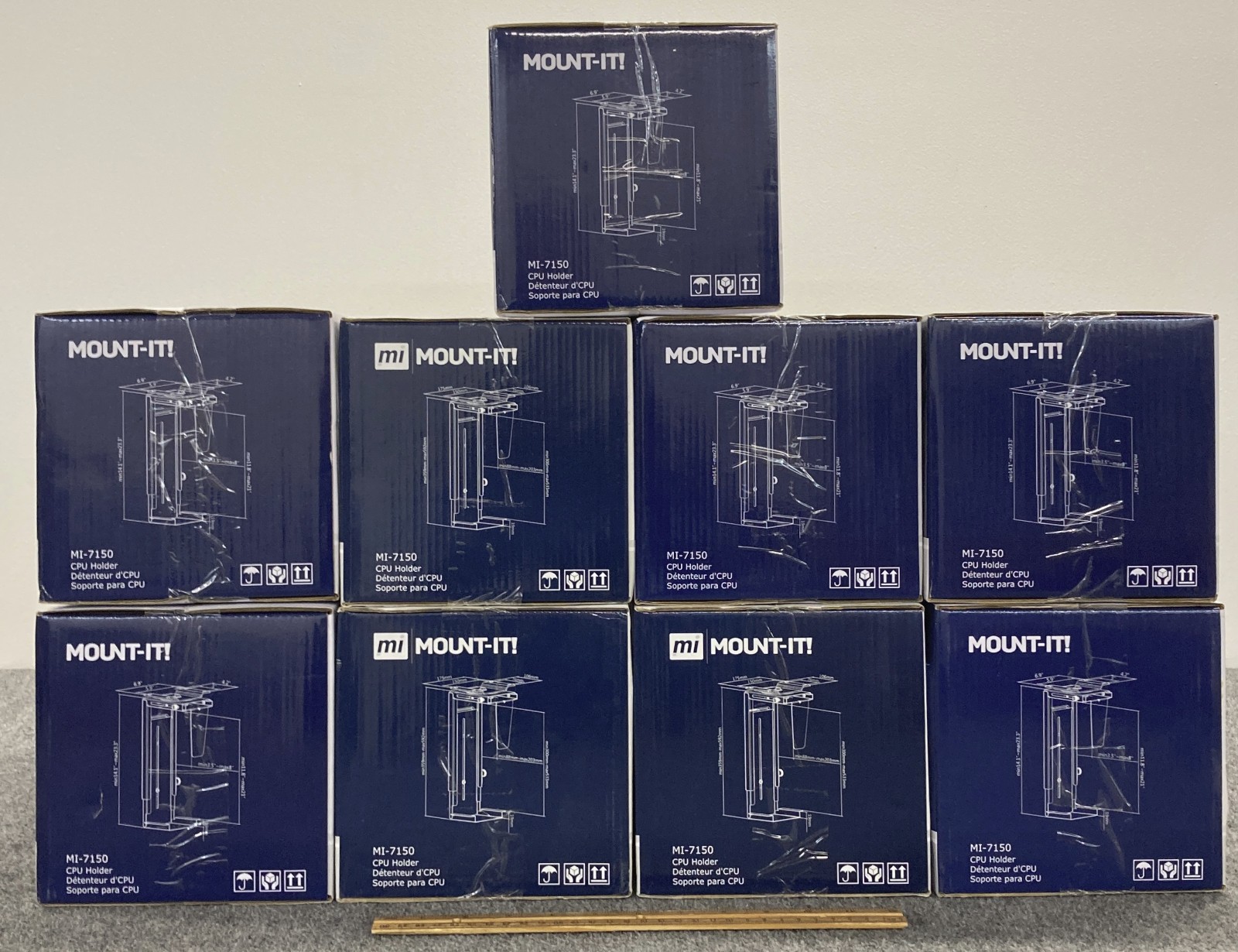 Lot of 9 Mount-It MI-7150 CPU Holder - NIB, Sealed -