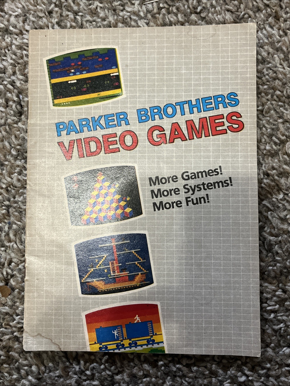 1983 Original Vtg Parker Brothers Video Games Catalog Pamphlet