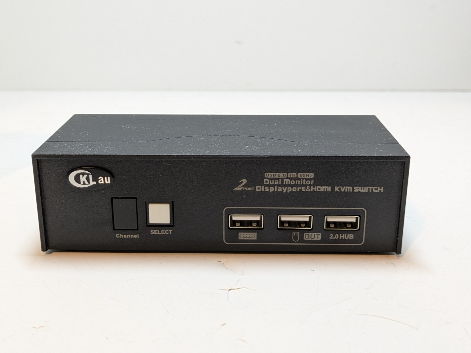 CKL 2 Port 4K Displayport/HDMI Dual Monitor KVM Switch