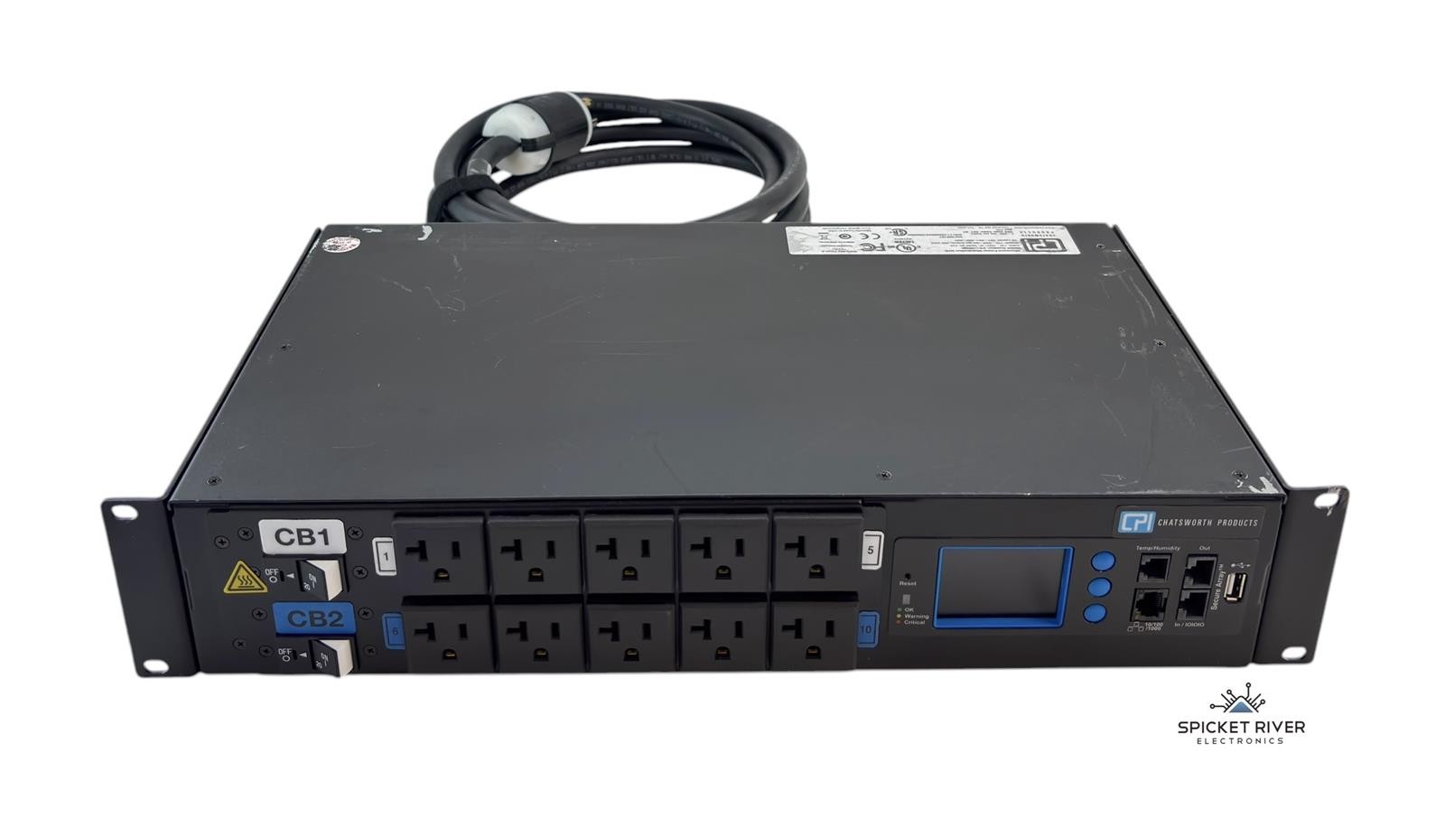 Chatsworth P5-5D035 10-Outlet eConnect Power Distribution Unit