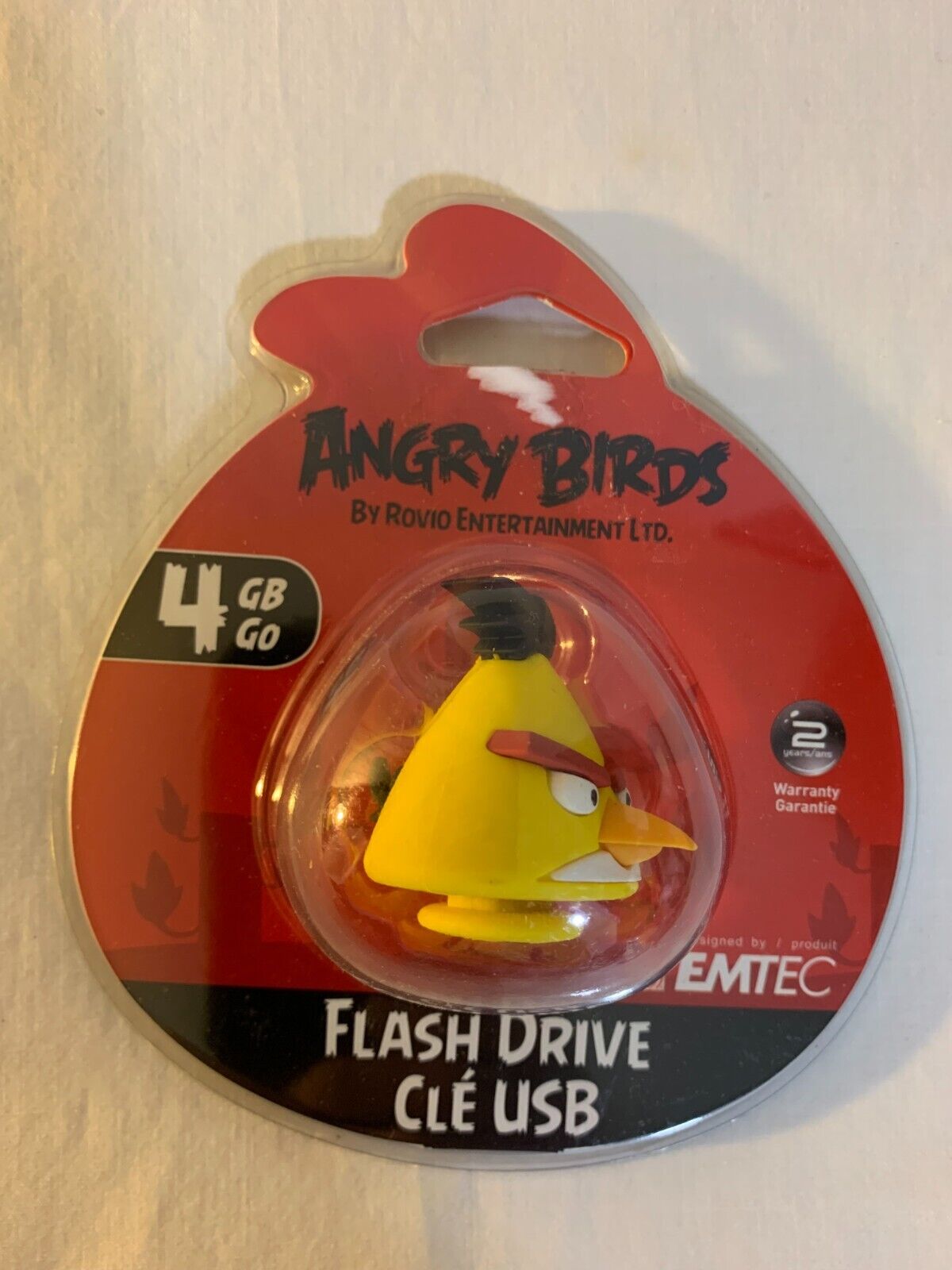 EMTEC Angry Birds 4GB 2.0 USB Flash Drive Keychain PC/MAC