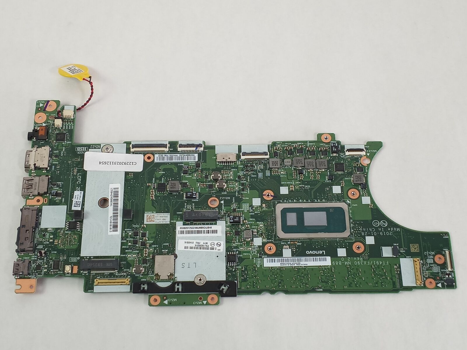 Lenovo ThinkPad X390 Core i7-8565U 1.8 GHz 16 GB DDR4 Motherboard 01HX916