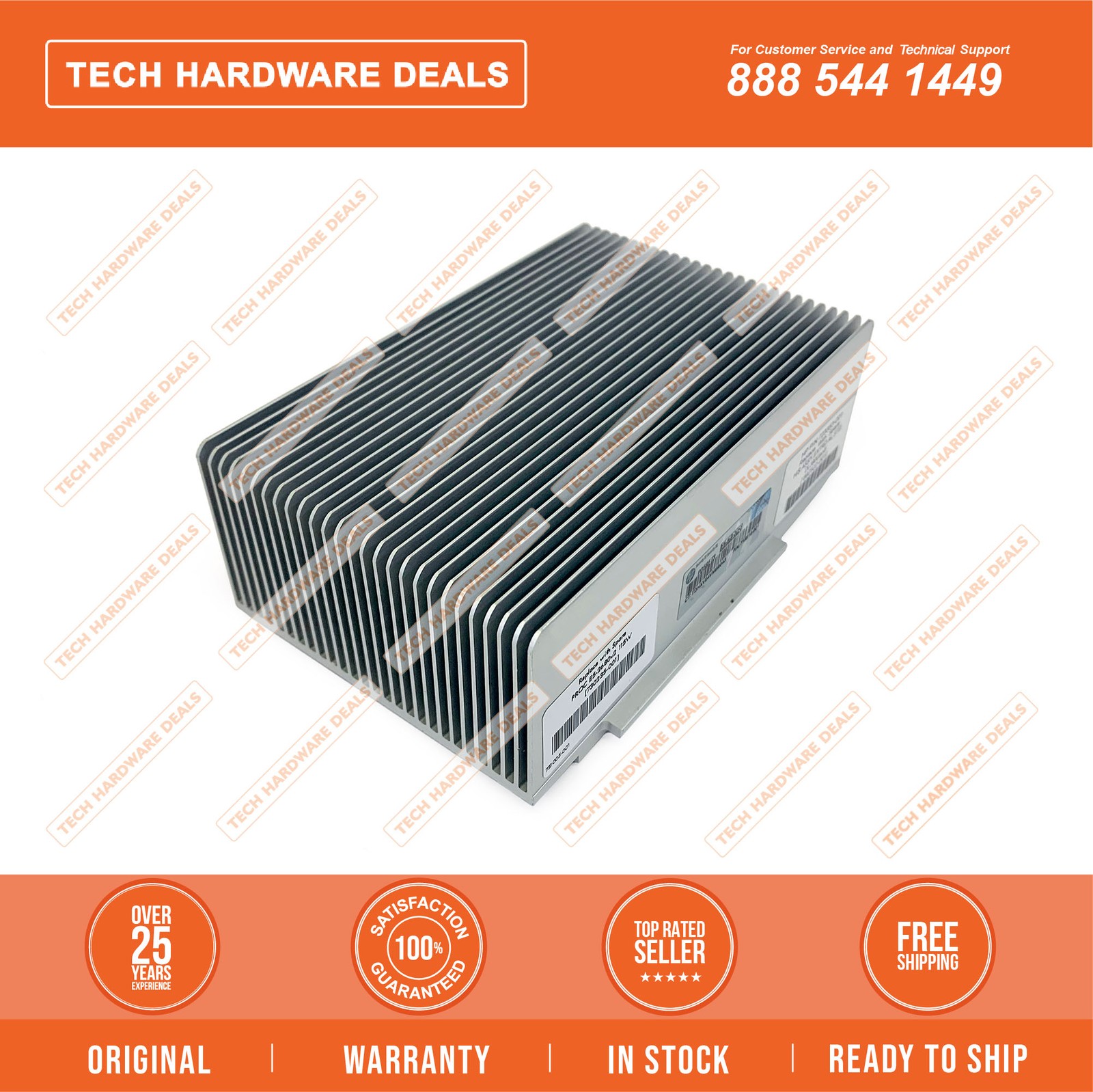 662522-001    DL380 G8 Performance V2 Latch Heat Sink