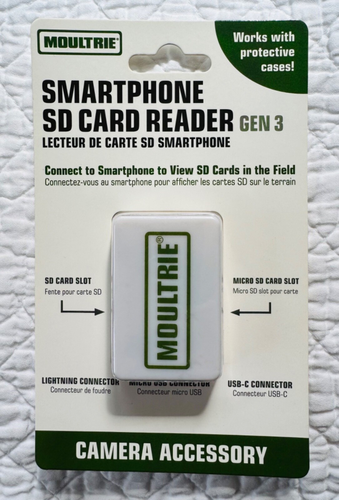 NEW Moultrie Smartphone SD Card Reader Gen3 MCA-13488 - Camera Accessory