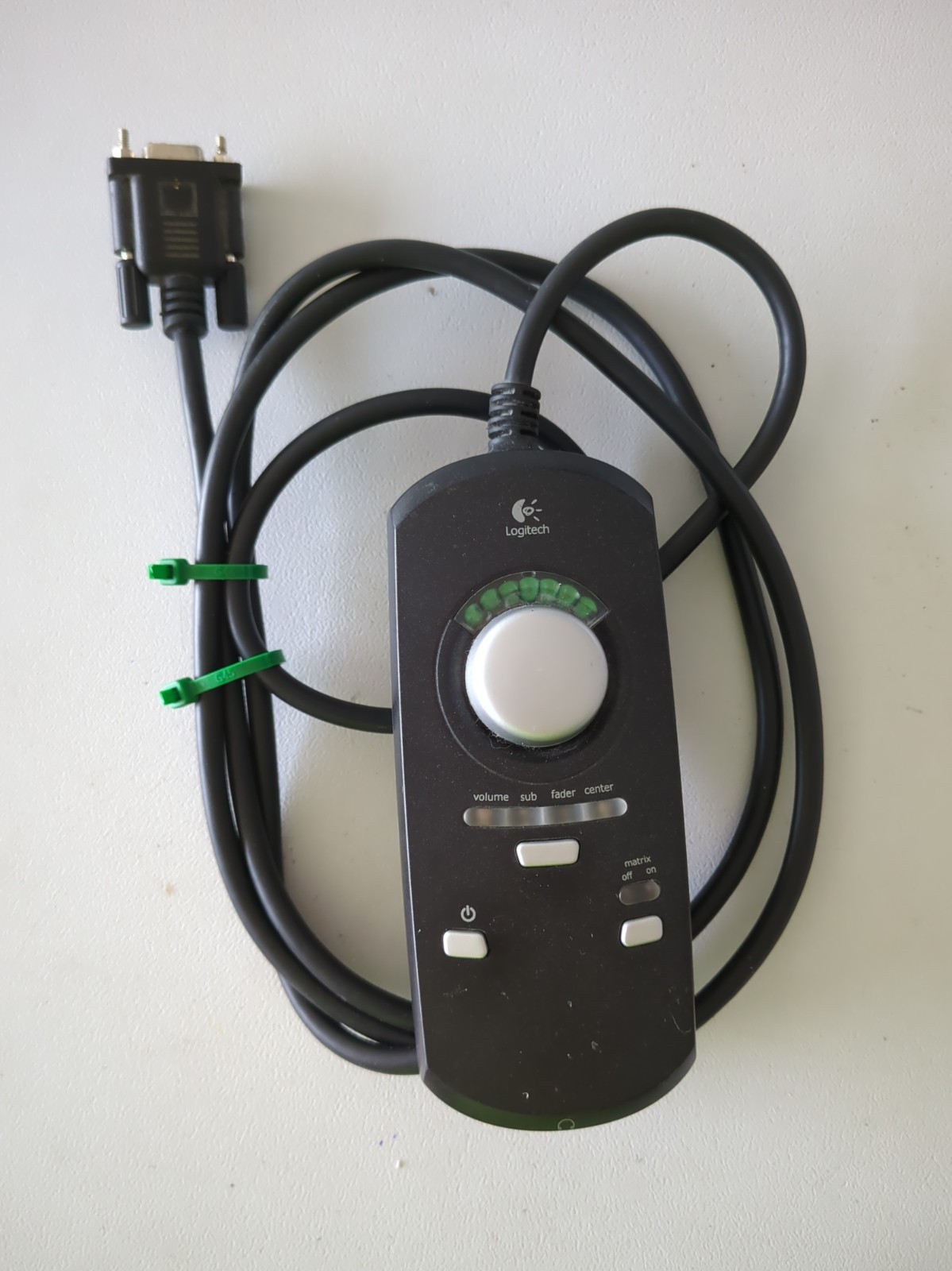 Logitech Z-5300 Volume Control Pod THX 5.1 Wired Speaker Remote Unit Only Works