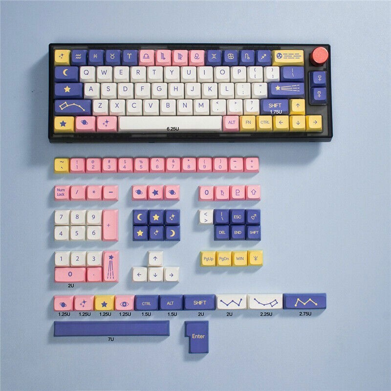 Astrology Theme Keycap Pbt 138pcs/set  Xda Profile Gmk Copy Version Networking