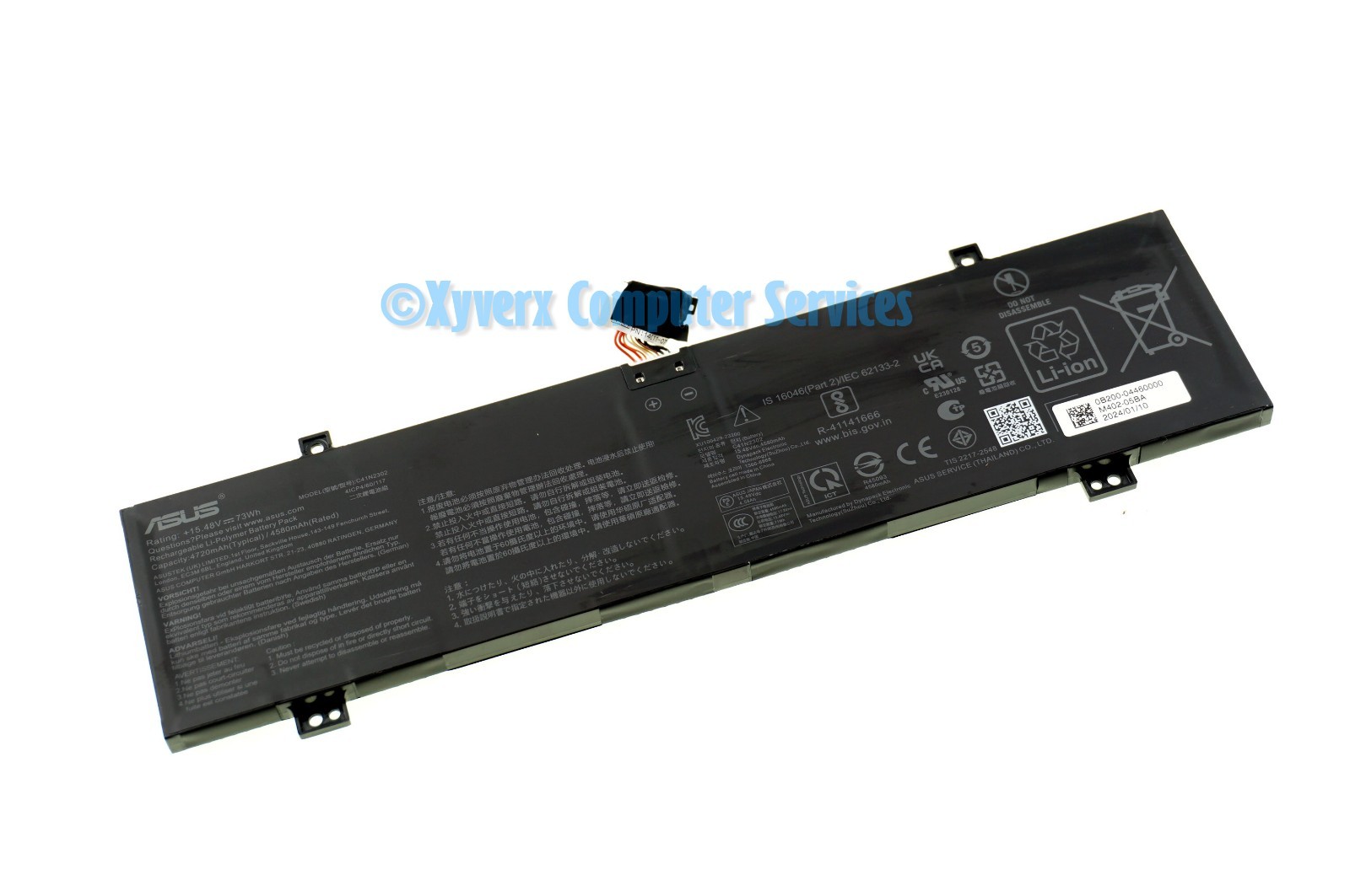 0B200-04460000 C41N2302 OEM ASUS BATTERY 15.48V 73WH GA403UV-G14.R94060(A)(DF14)