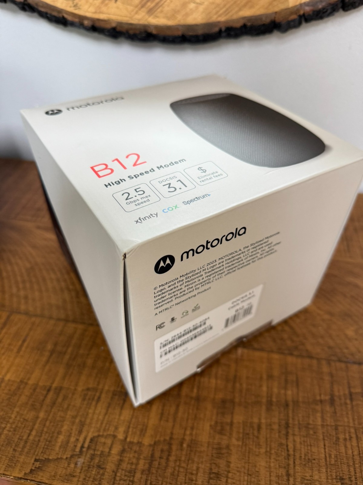 UltraFast Motorola B12 DOCSIS 3.1 Cable Modem 2.5 Gbps, 1x RJ-45, Coaxal Xfinity