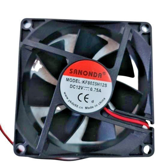 Ultra Thin 80mmx80mmx25mm 12V Cooling Fan for Mini ITX Laptop Applications