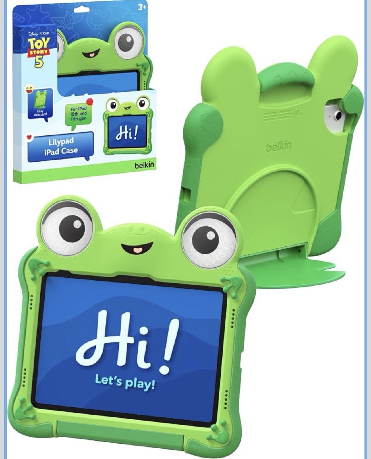 Belkin Disney Pixar Toy Story 5 Lilypad iPad A16 Kids Case, 11th/10th Gen