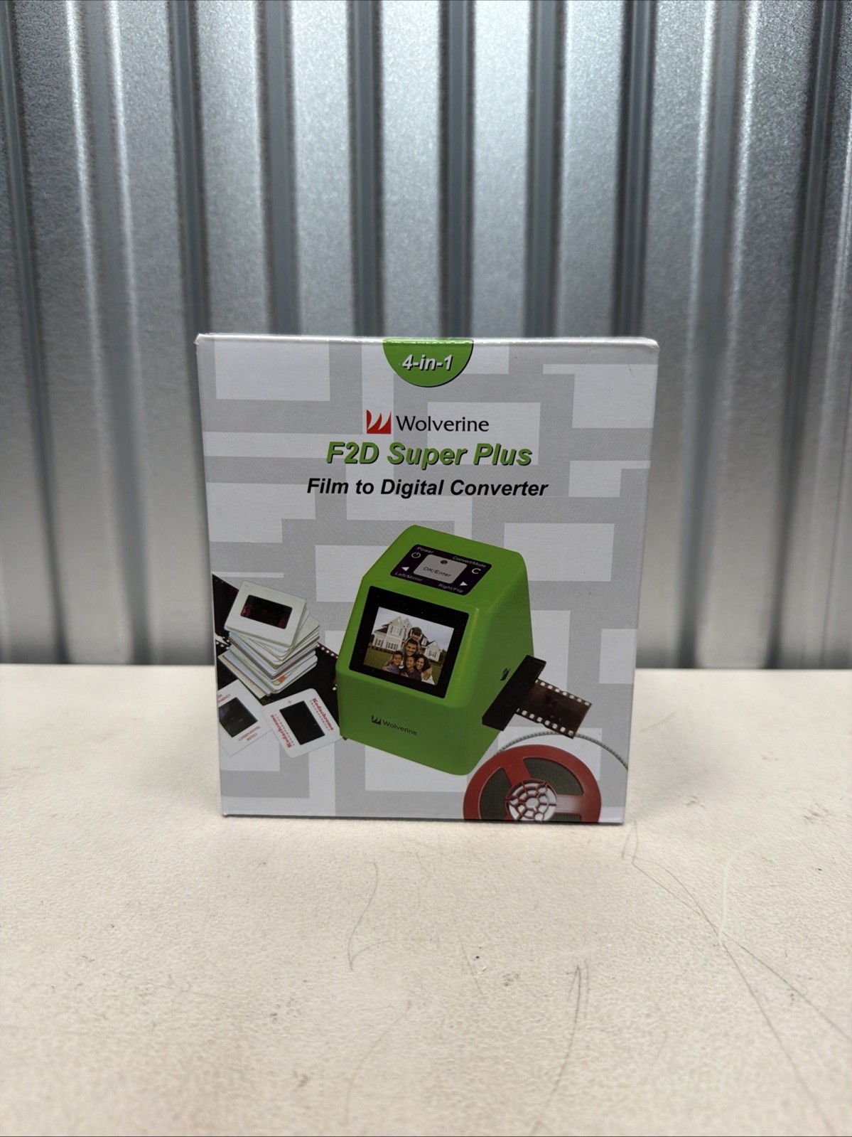 Wolverine F2D Super Plus Film to Digital Converter 35mm 126 110 Super 8