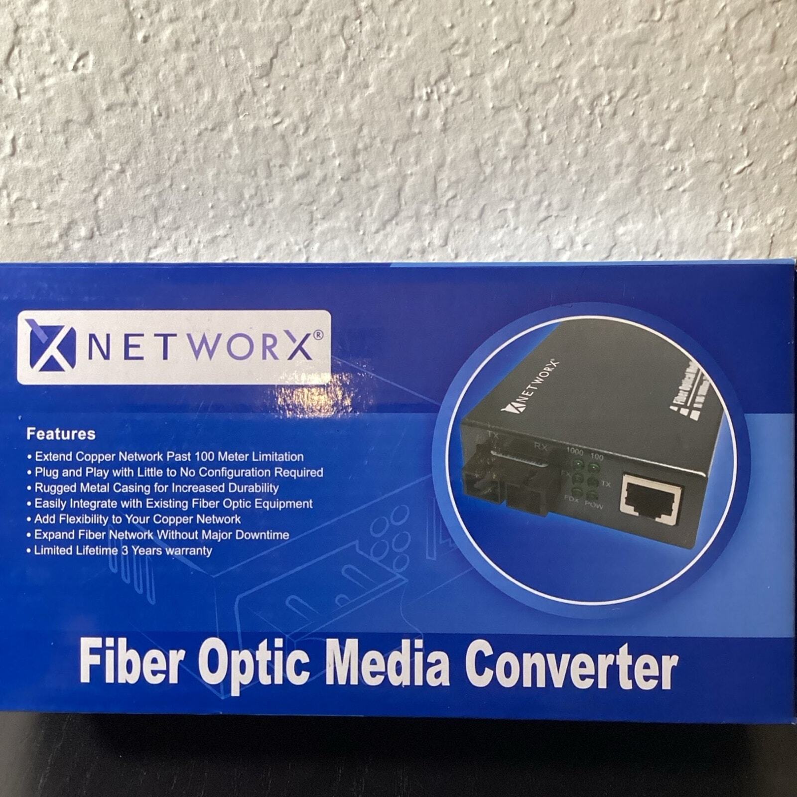 Networx Gigabit Ethernet Fiber Media Converter