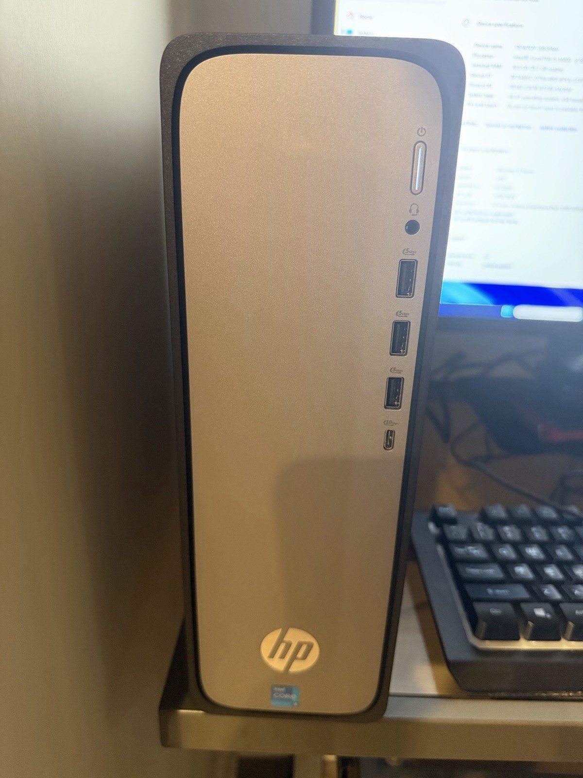 HP S03-0013w OmniDesk i5-14400 2.5GHz Intel UHD Graphics 16GB RAM 512GB SSD Win