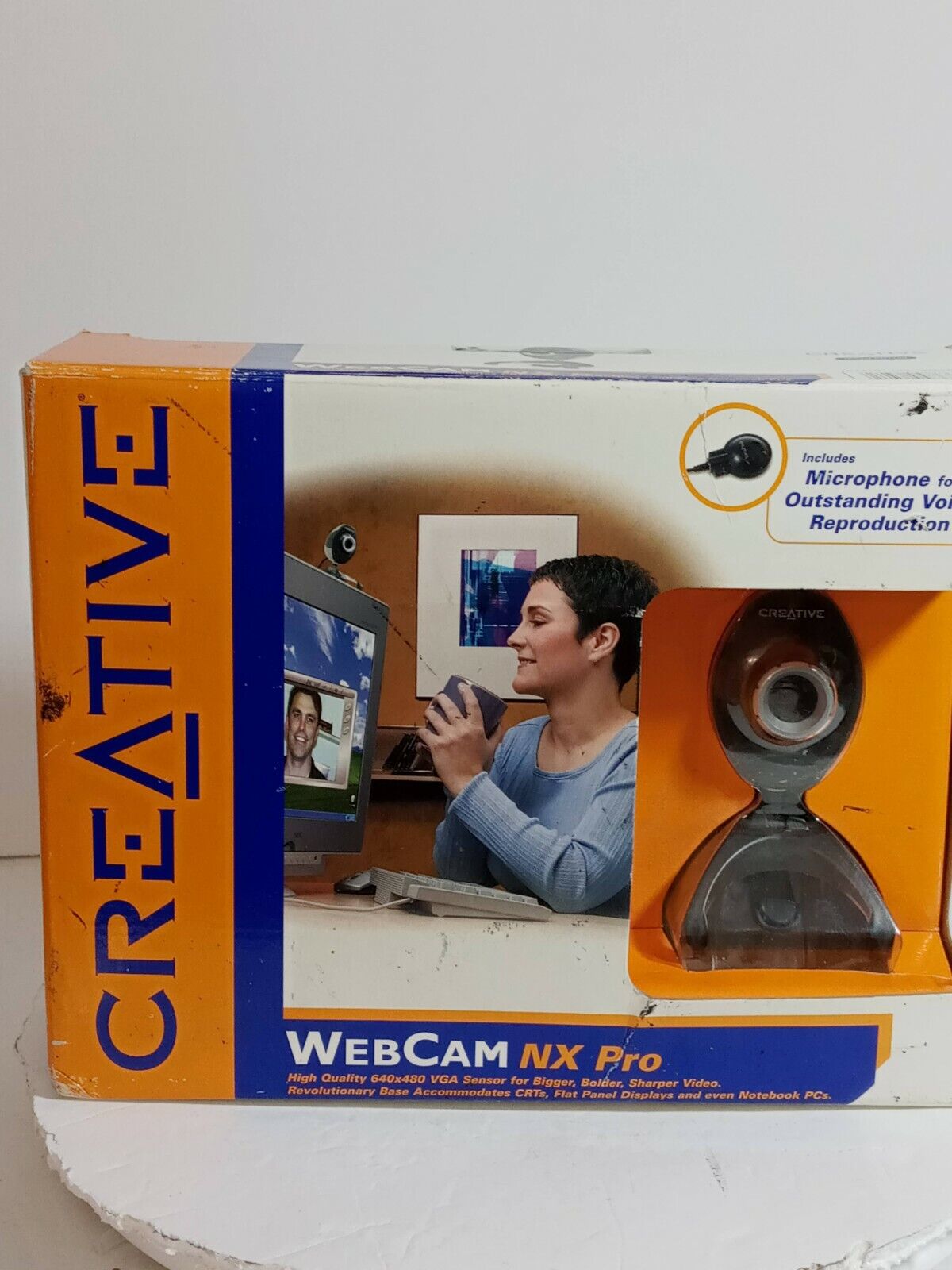 Creative Webcam NX PRO Web Cam. Vintage 2003 Great For Collectors