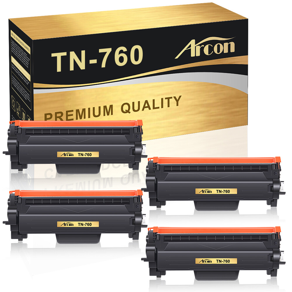 4P Compatible with Brother TN760 TN-730 Toner MFC-L2710DW HL-L2390DW HL-L2325DW