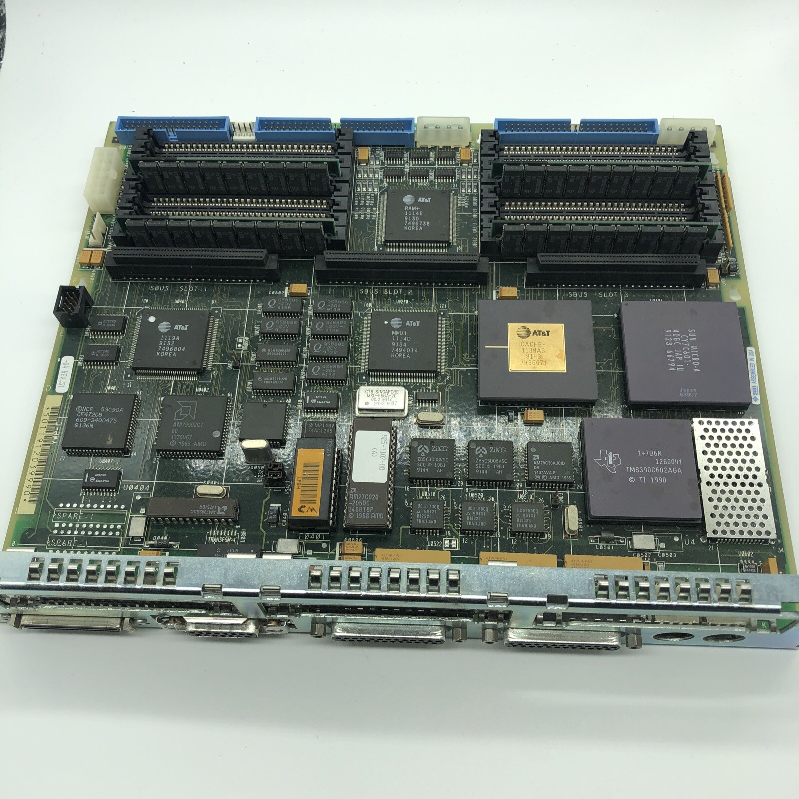 Sun Microsystems #270-1858-02 SYSTEM MOTHERBOARD W/ CPU 16MB / TI ATT Gold Chips