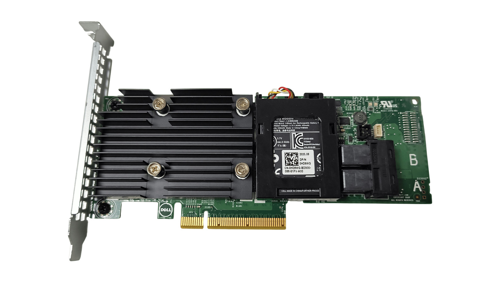 Dell J14DC Perc H730p 2GB Raid Controller XYHWN Full Height w/ Battery