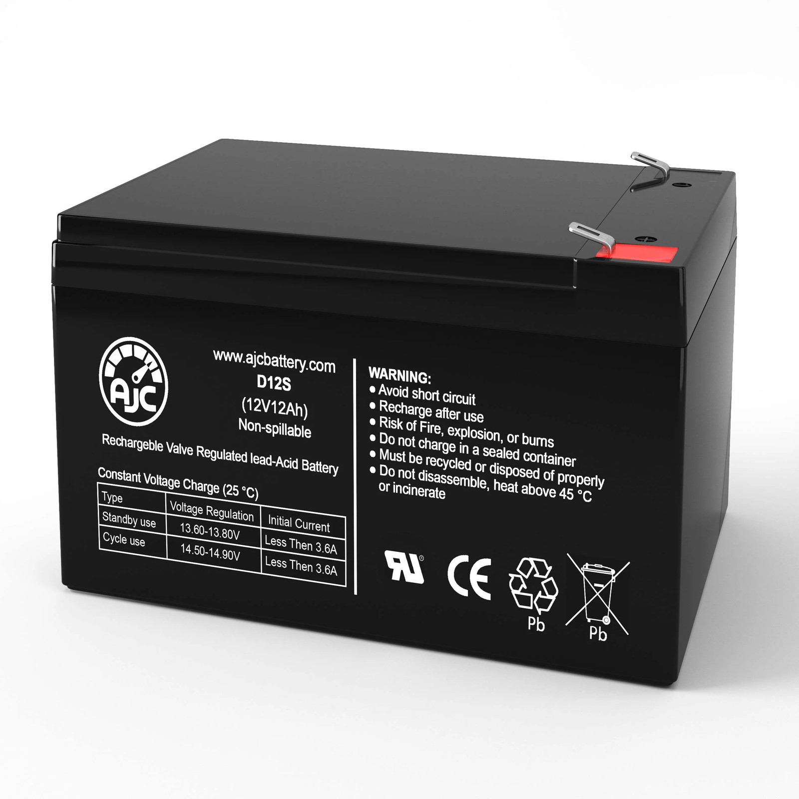 AJC Battery Compatible with APC Back-UPS 650 12V 12Ah UPS Battery