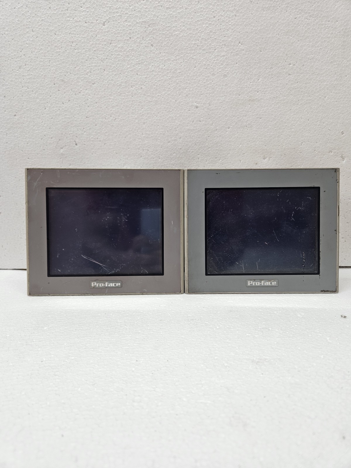 LOT OF 2 Pro-face 3710010-02, AST3302-B1-D24 *FOR PARTS*