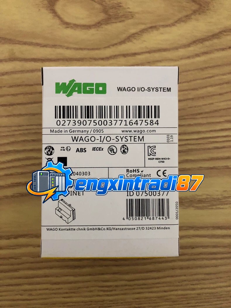 1pcs WAGO I/O-SYSTEM Module Network Adapter 750-377 DHL/FedEx