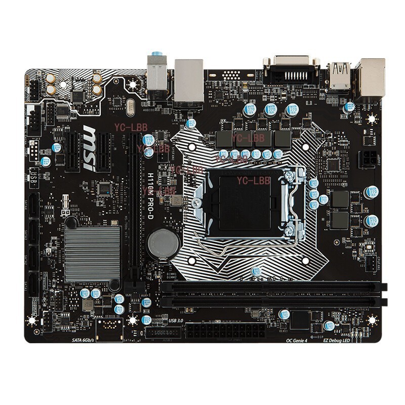 For MSI H110M PRO-D Motherboard LGA 1151 DDR4 DVI Micro-ATX