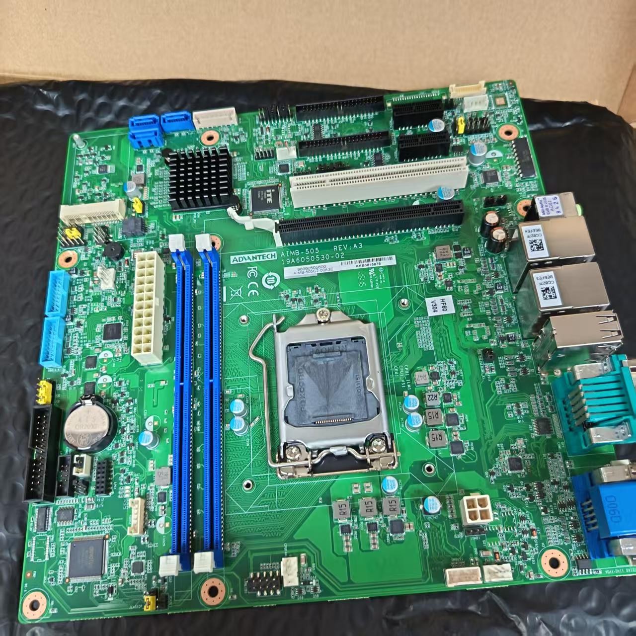1PC New AIMB-505G2-00A3E dual port supports 10 serial ports for 6/7 CPUs