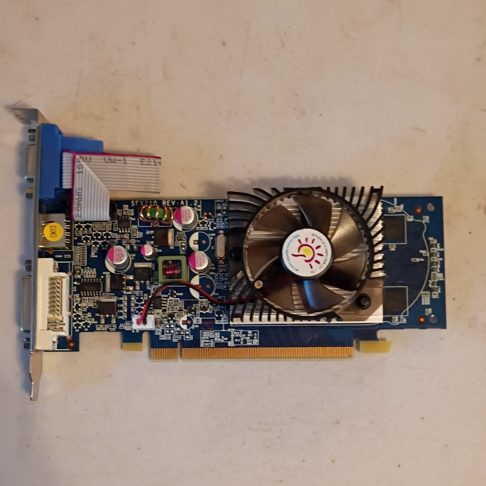 Sparkle Computer NVIDIA GT210 512MB DDR2 PCI-E VGA HDMI DVI-I Fan Heatsink HDCP
