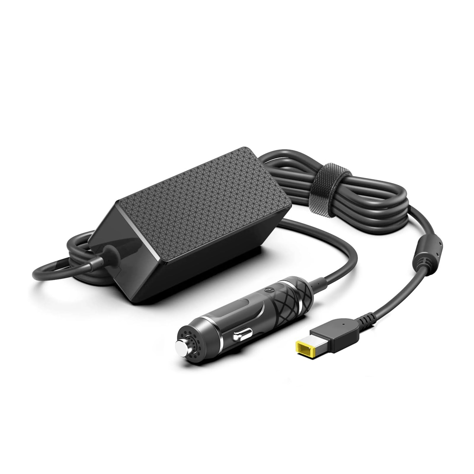 HKY Laptop Car Charger for Lenovo Legion/ThinkPad/Yoga/IdeaPad Gaming black