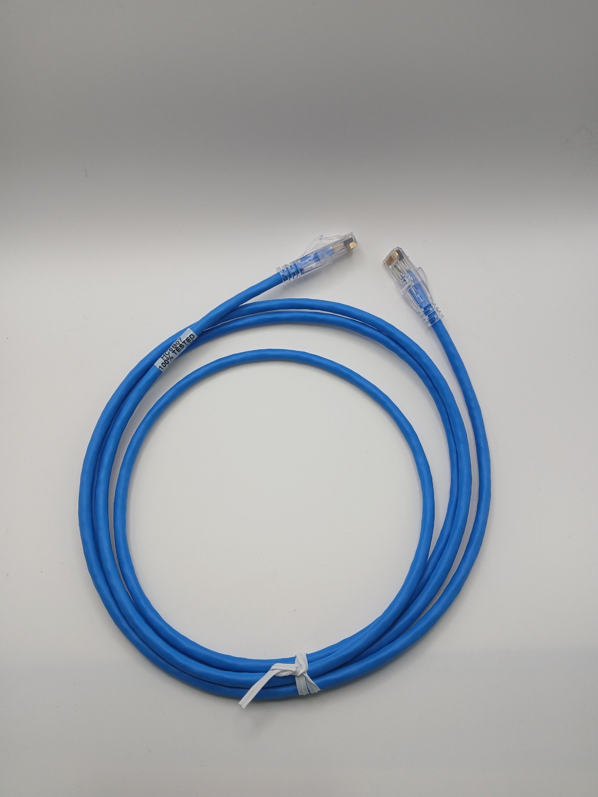 (Lot of 50) Hubbell HC6B07 NEXTSPEED Universal Cat 6 Patch Cord, 7' Length, Blue