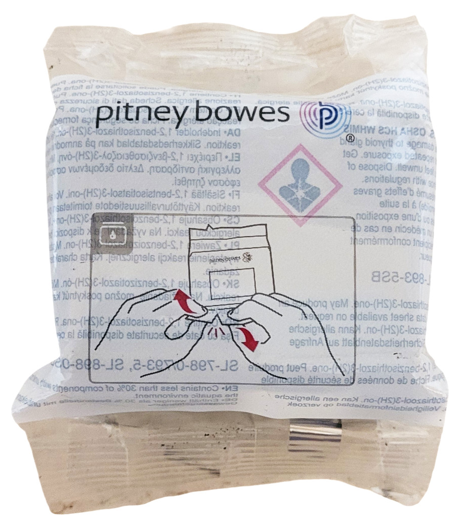 Pitney Bowes SL-798-0 Fluorescent Red For Send Pro C+ 17ml Postal Ink