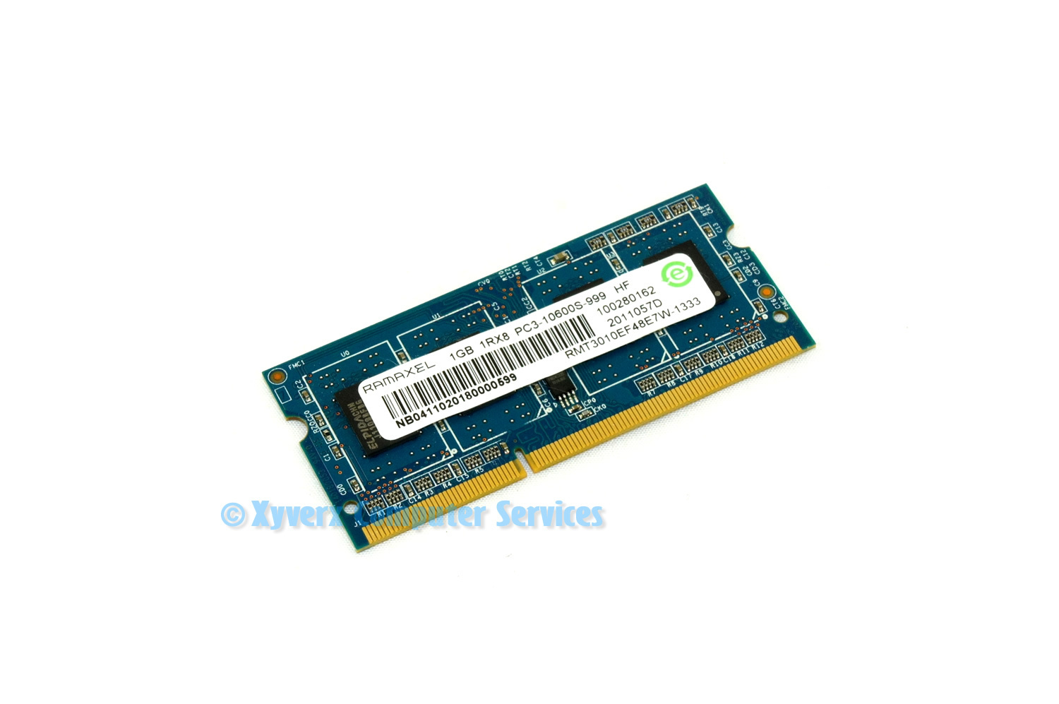 RMT3010EF48E7W-1333 NEW RAMAXEL LAPTOP MEMORY 1GB PC3-10600S(CA69)