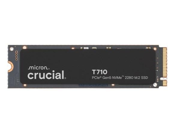 Crucial T710 2TB PCIe Gen5 NVMe M.2 2280 Internal SSD Open Box 100% Health