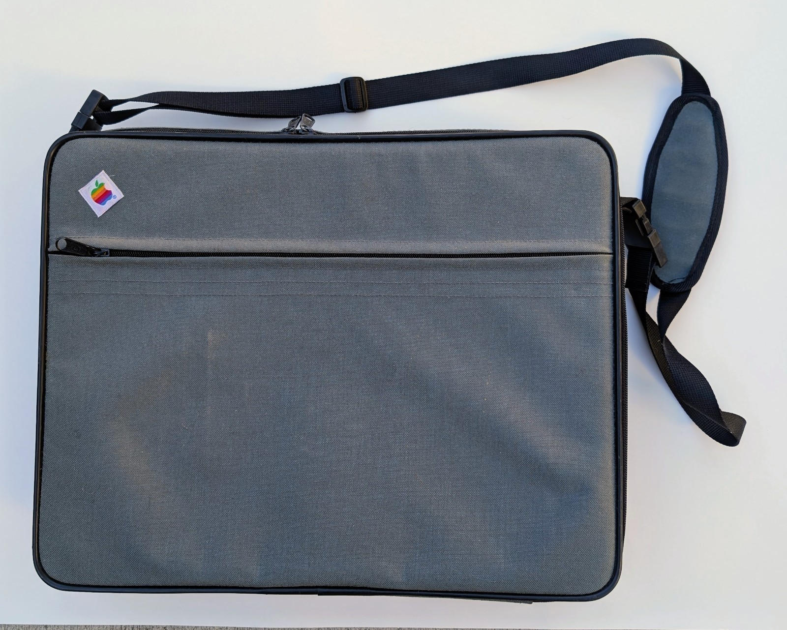 Vintage 80s Apple Rainbow Logo Padded Mac Laptop Computer Bag Case Macintosh