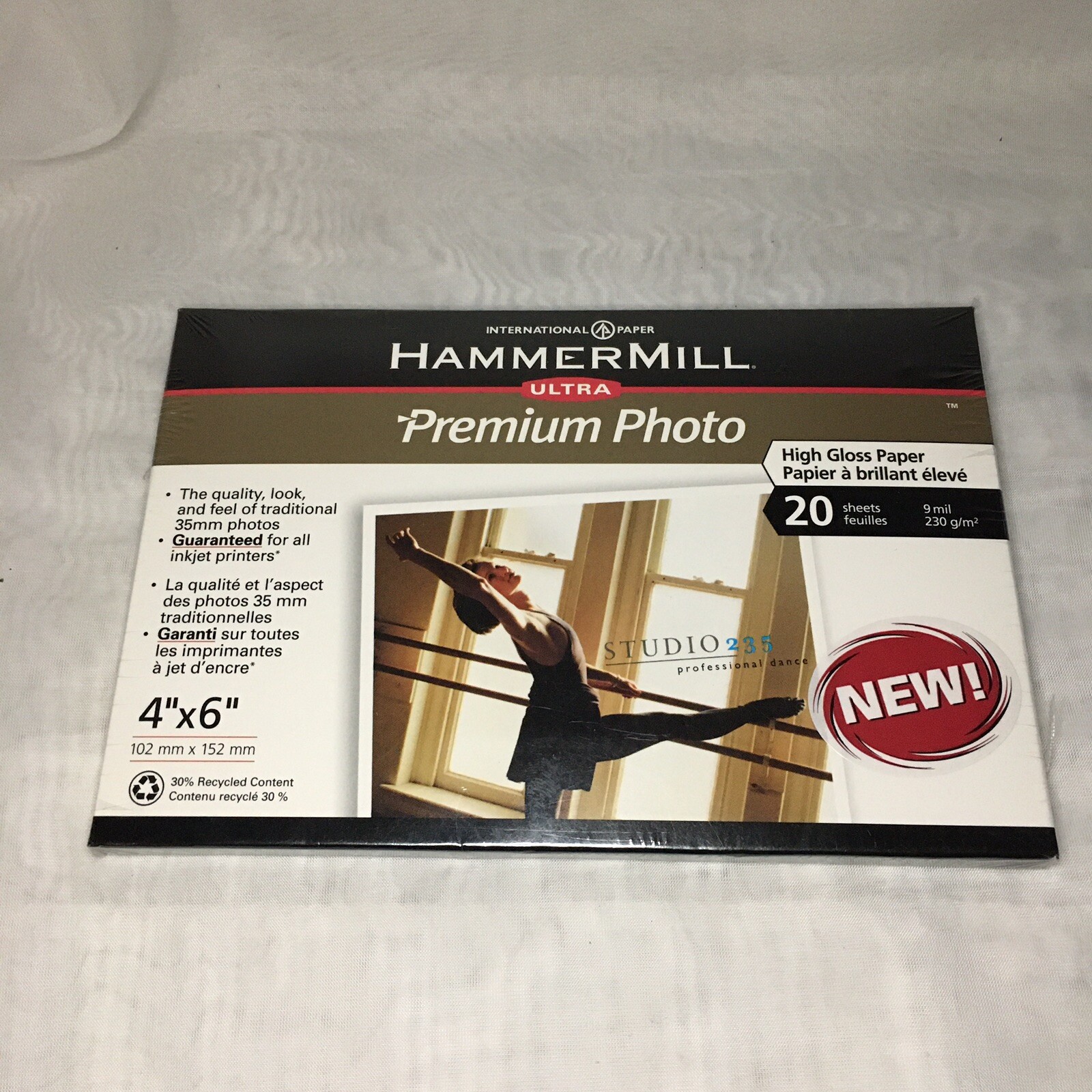 Hammermill Ultra Premium High Gloss 4"×6" Photo Paper 20 Sheets New