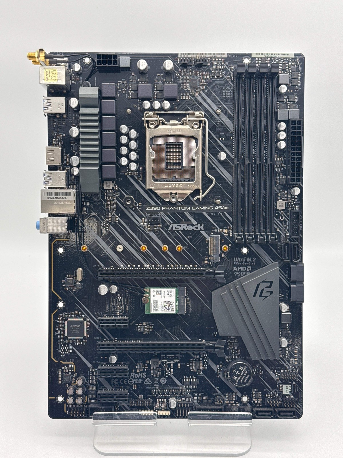 ASRock Z390 Phantom Gaming 4S/ac Motherboard LGA 1151 ATX DDR4 - Used