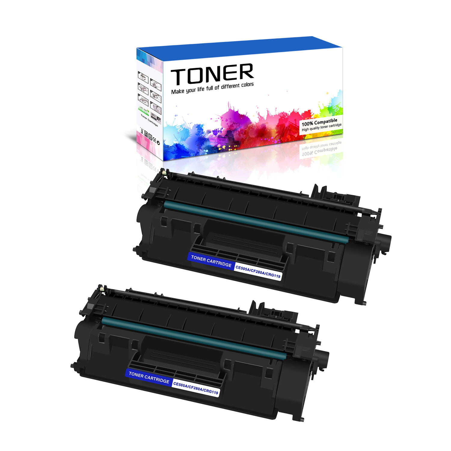 2PK CRG119 119 Toner Cartridge for Canon ImageClass MF414dw MF416dw MF419dw