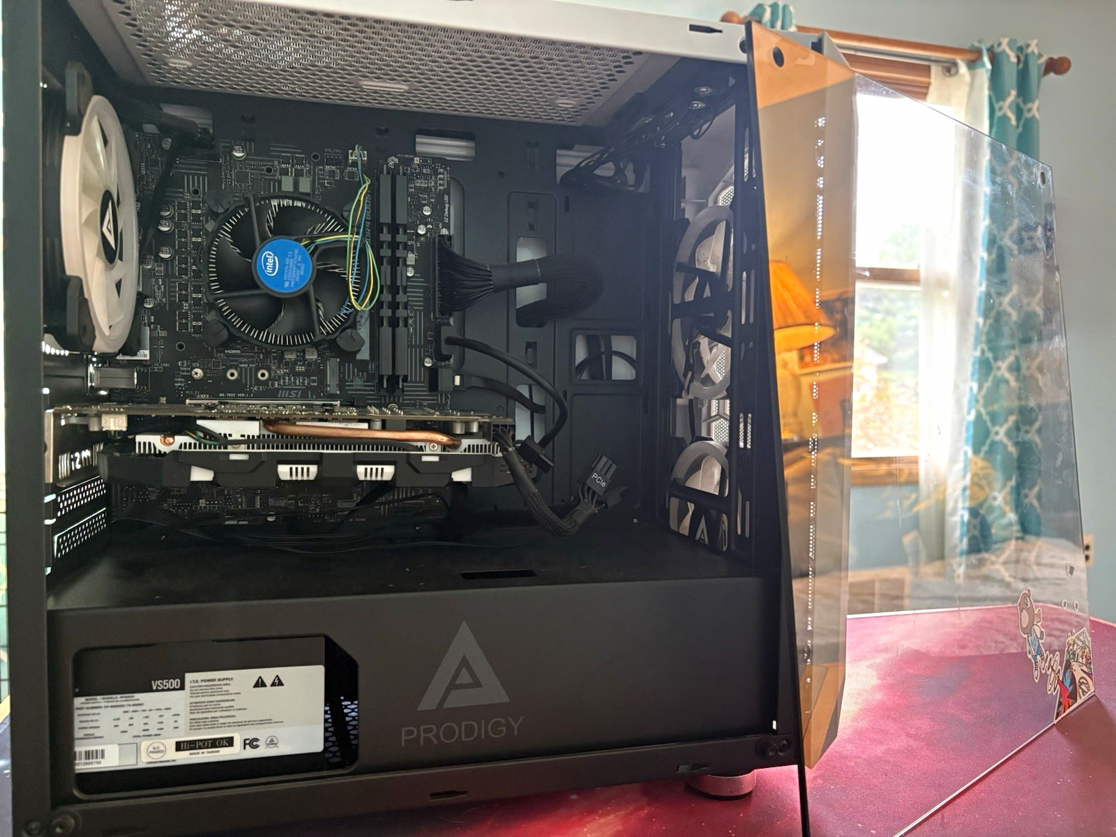 Custom gaming pc with dedicated gpu and ram, no storage