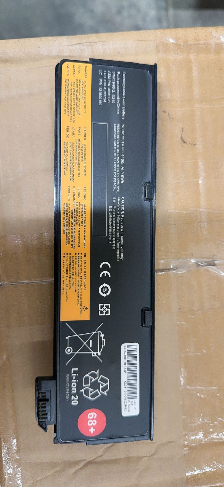 10x 68+ 45N1775 Battery For Lenovo Thinkpad T440 T450 T460 T460P T470P T550 T560