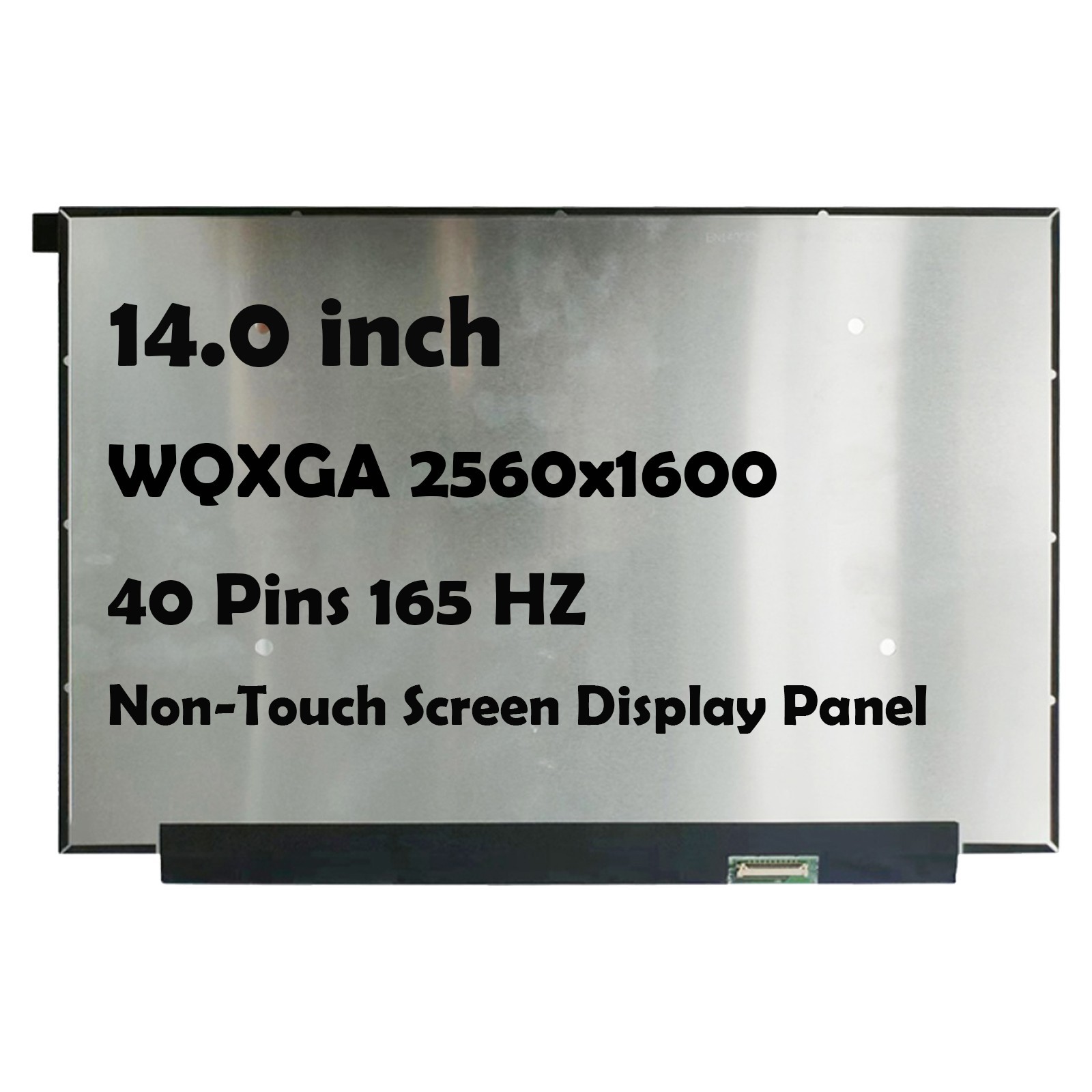 14" 0DY9R6 WQXGA 2560x1600 40 Pins LCD Non-Touch Screen Display Panel