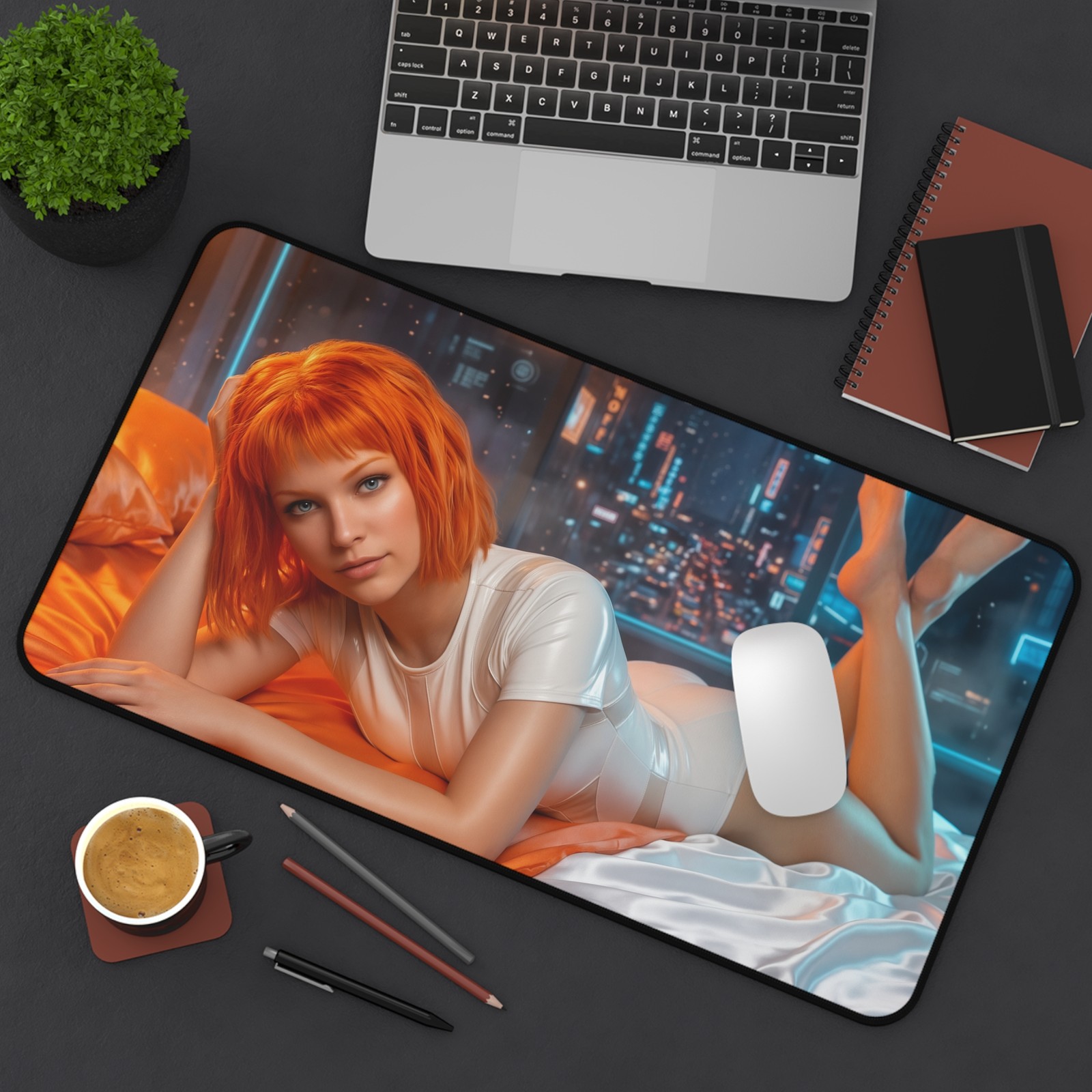 The Fifth Element Mouse Pad, Leeloo Desk Mat, Gamer Gift