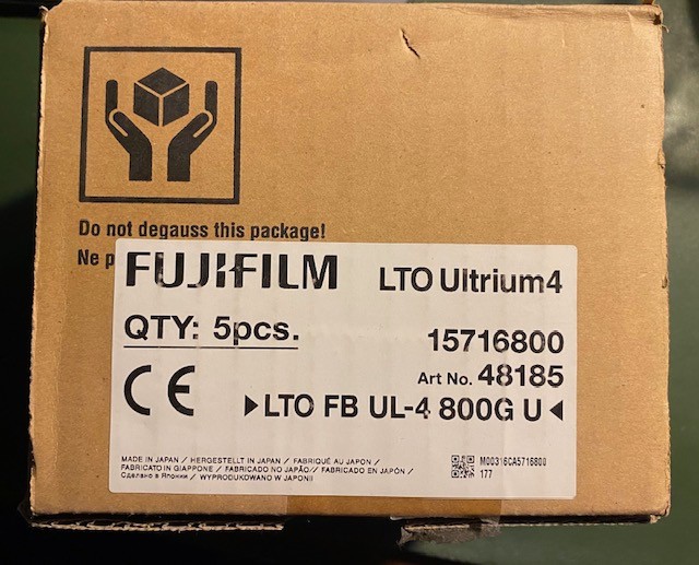 LOT of 14 ea New sealed Fujifilm LTO Ultrium4 800GB/1600GB Data Cartridges