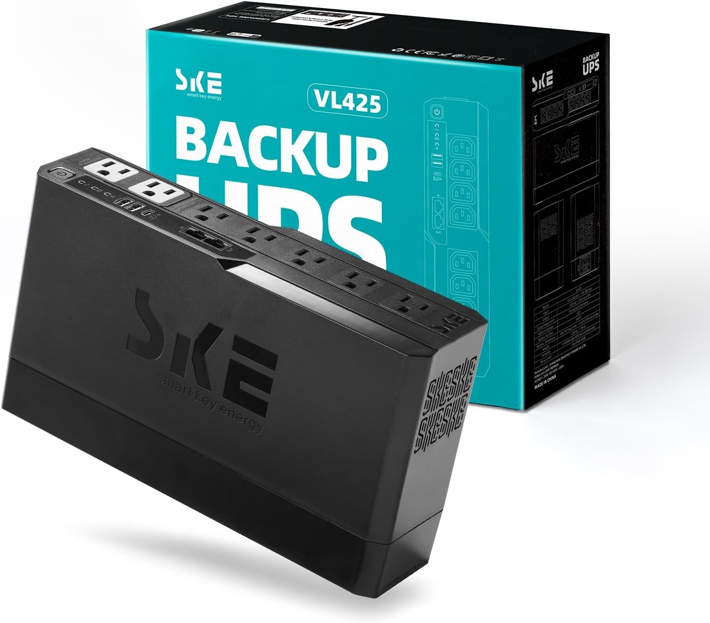 SKE VL425 425VA/240W UPS Battery Backup & Surge Protector Uninterruptible Power