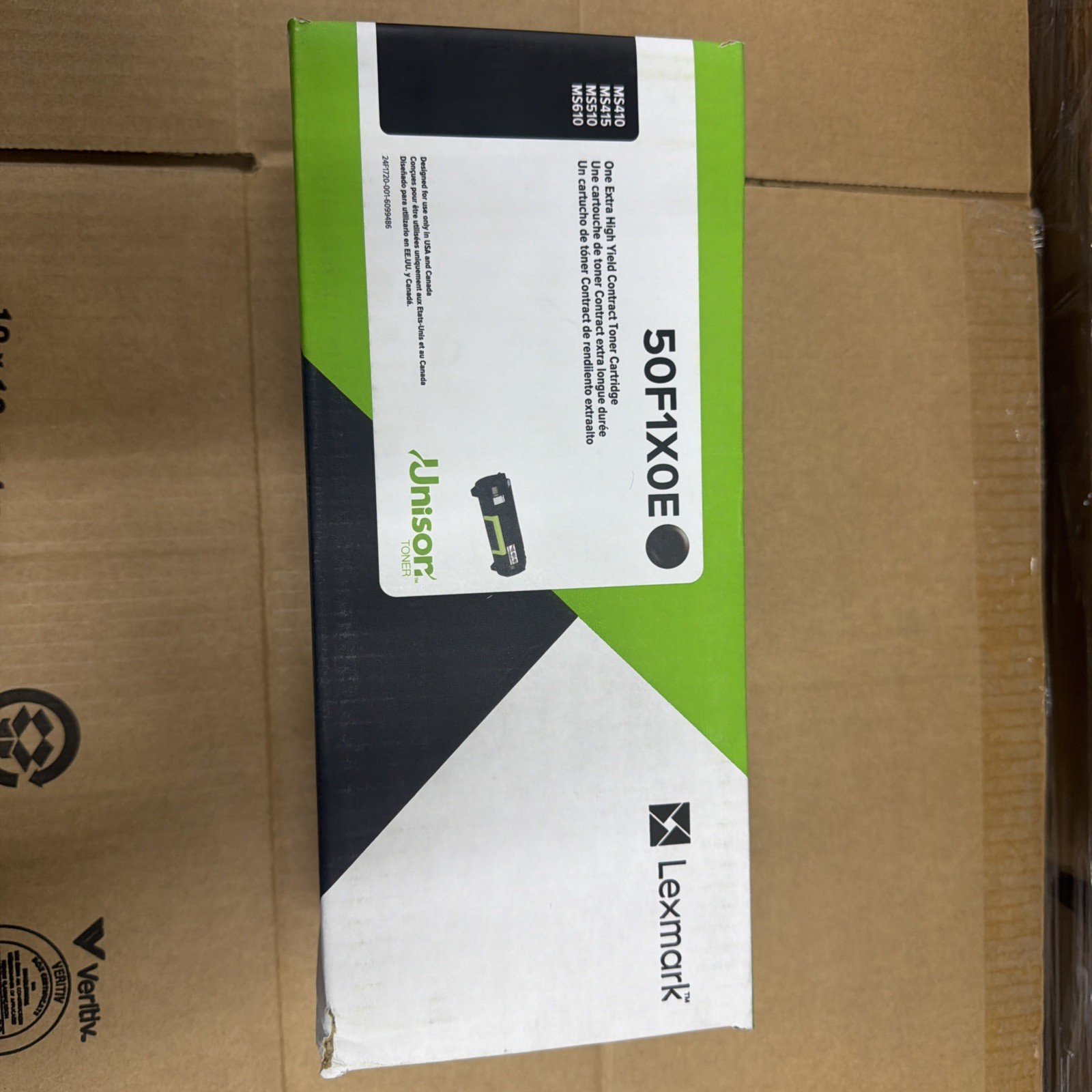 Lexmark 50F1X0E Black Extra High Yield Toner Cartridge (BRAND NEW)
