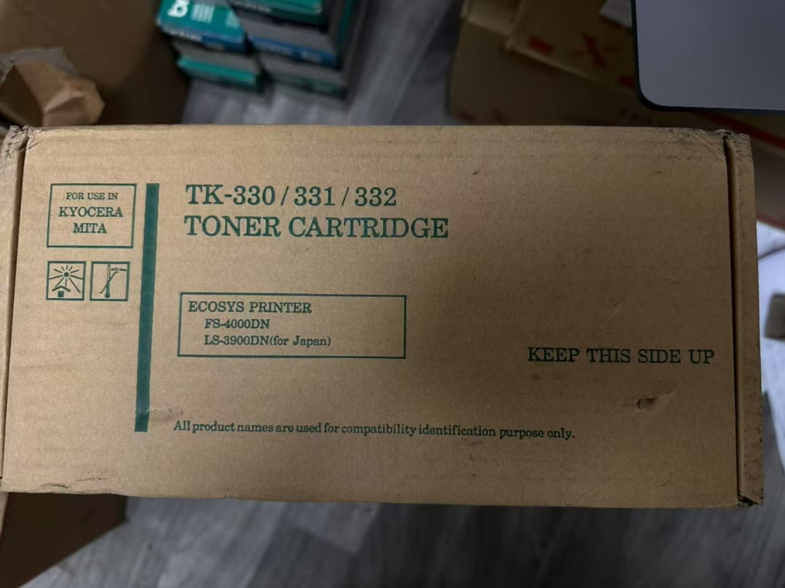 Compatible Toner for Kyocera-Mita TK330, TK332, Works with: FS 4000, 4000DN