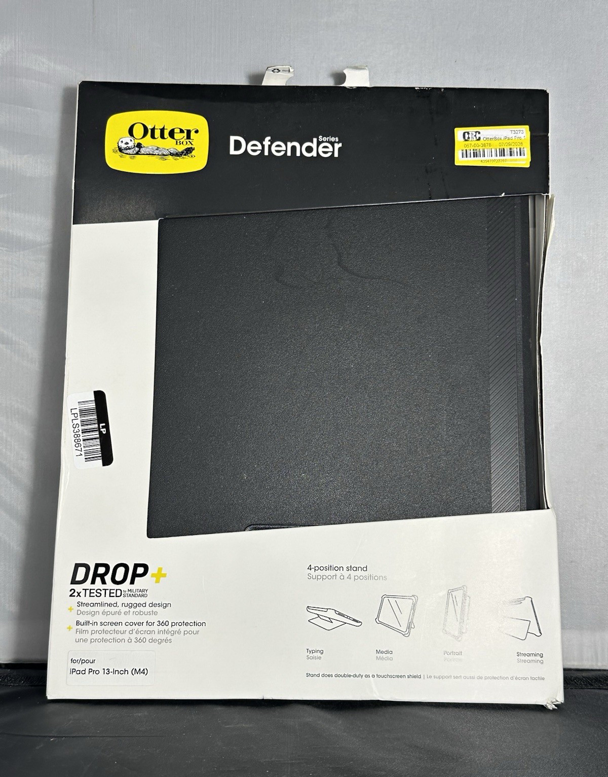 OtterBox Defender Rugged Case iPad Pro 13" (M4) Stand/Pencil Holder Black